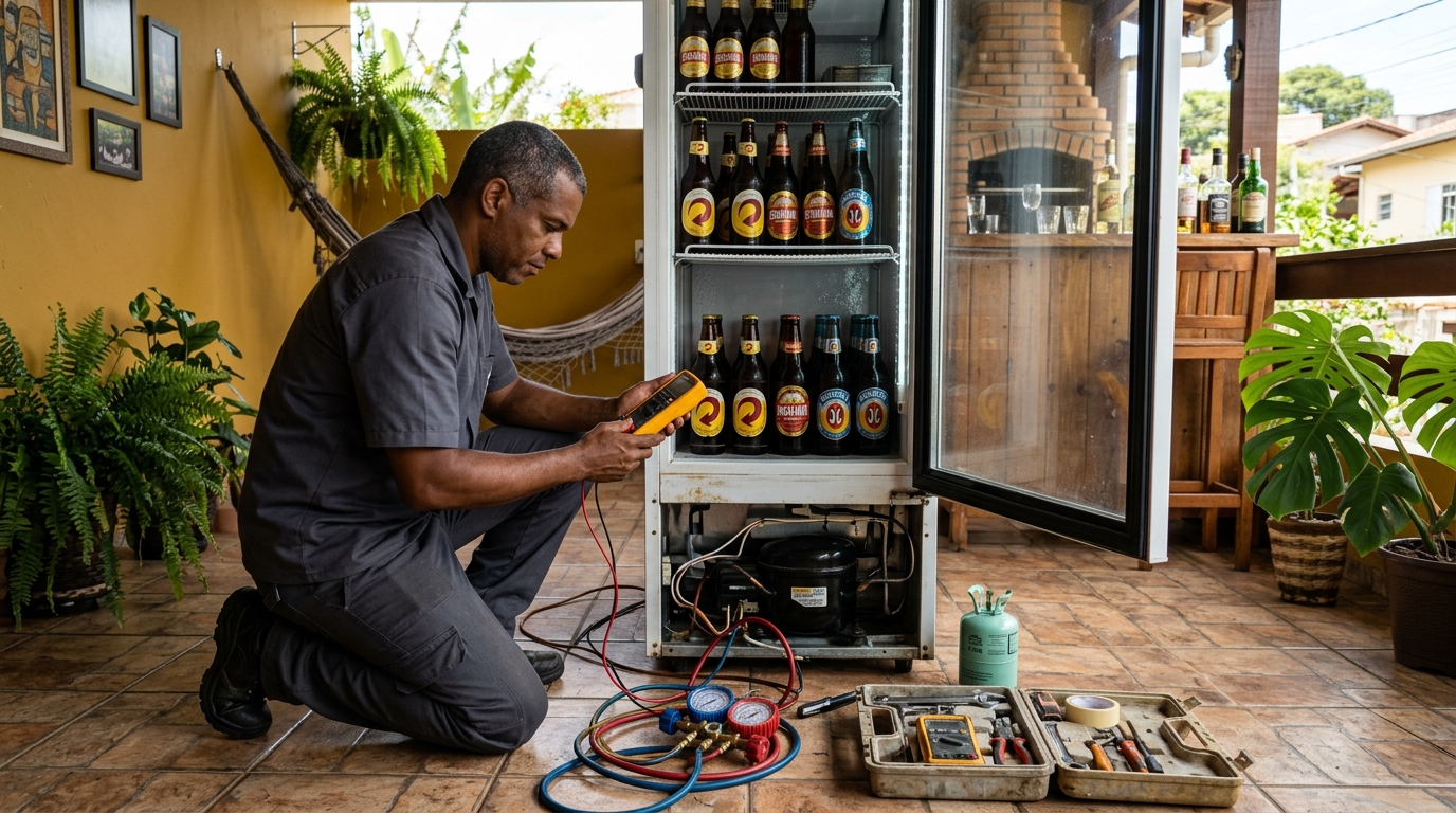 Reparo de Cervejeira Residencial em São José do Rio Preto‑SP